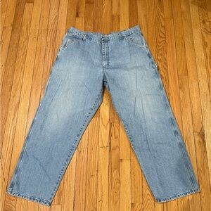 Wrangler Men's Cargo Jeans Light Blue